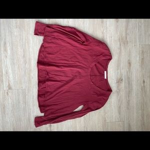 Free People Red long sleeve size S